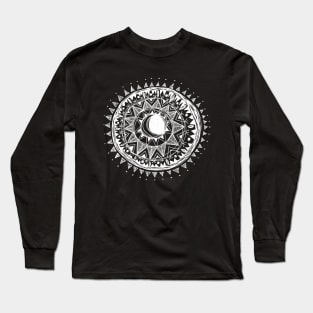 Moon Mandala Long Sleeve T-Shirt